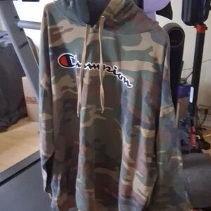 Champion Green Camouflage Hoodie